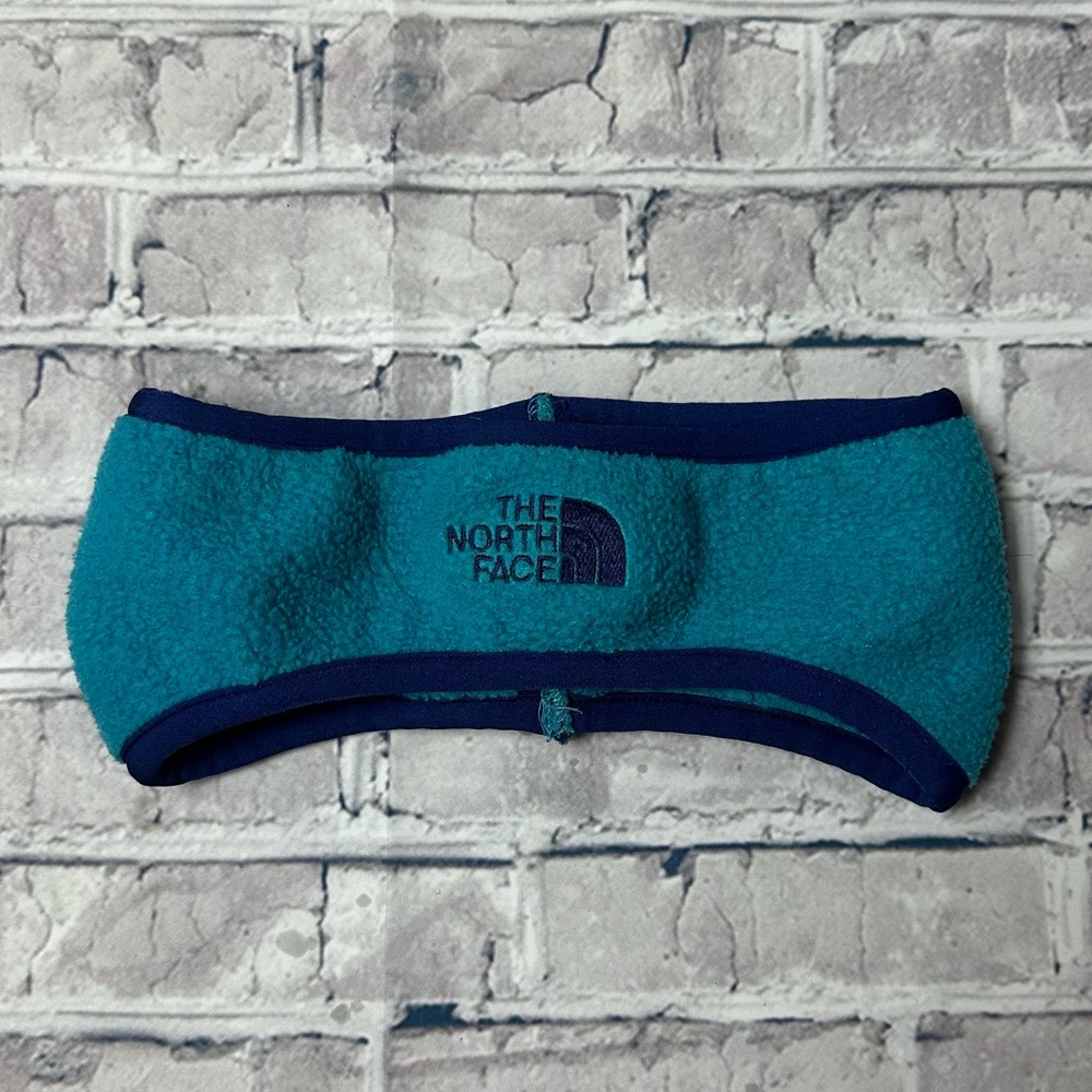 EUC The North Face Blue and Dark Blue Fleece Headband
